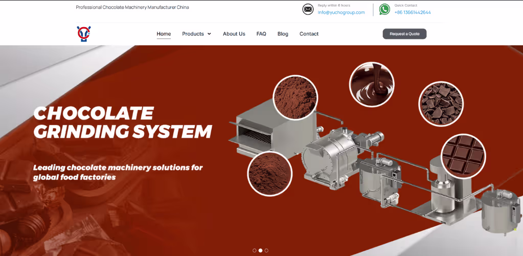 2. YUCHO – Custom Chocolate Production Solutions 2. YUCHO – Custom Chocolate Production Solutions
