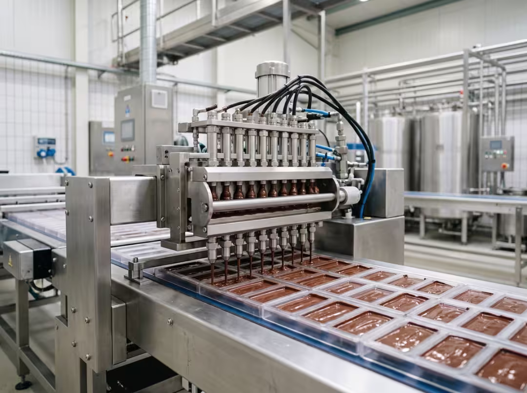 Chocolate bar process steps Chocolate bar process steps