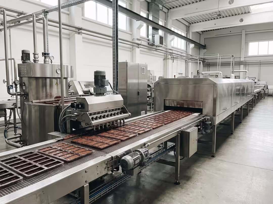Chocolate bar production line