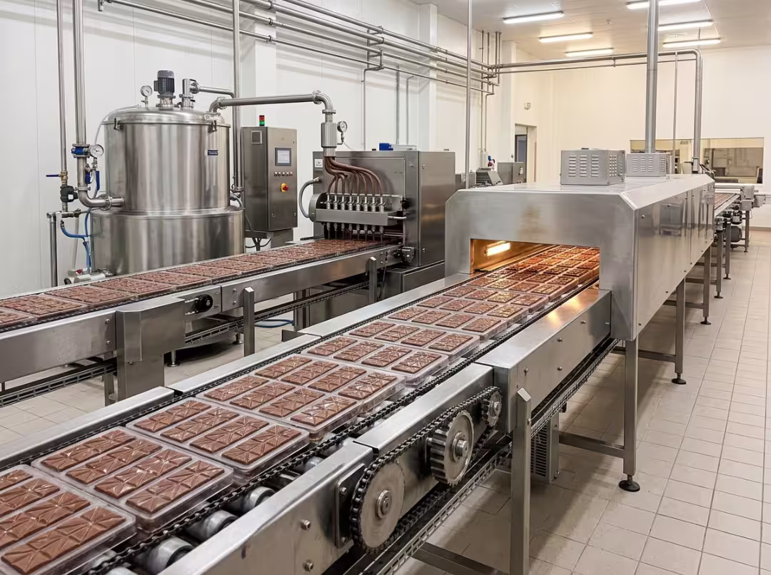 Chocolate bar production line