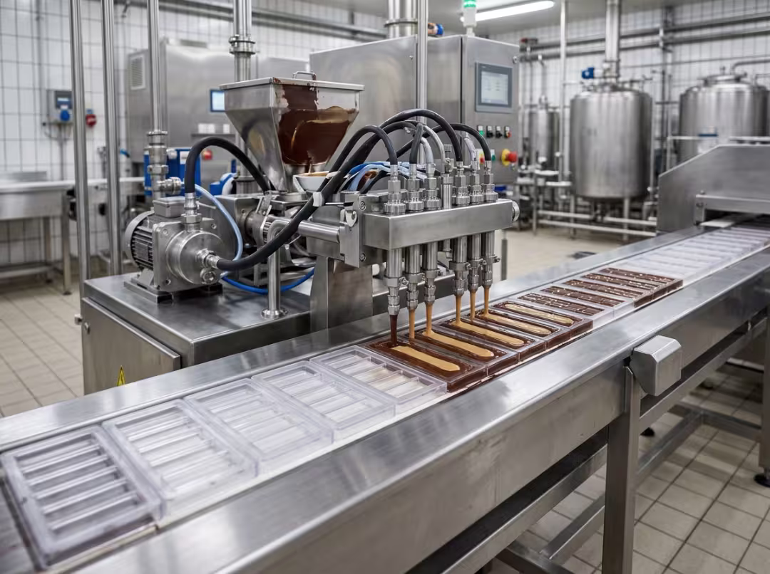 One shot depositor for filled bars One shot depositor for filled bars