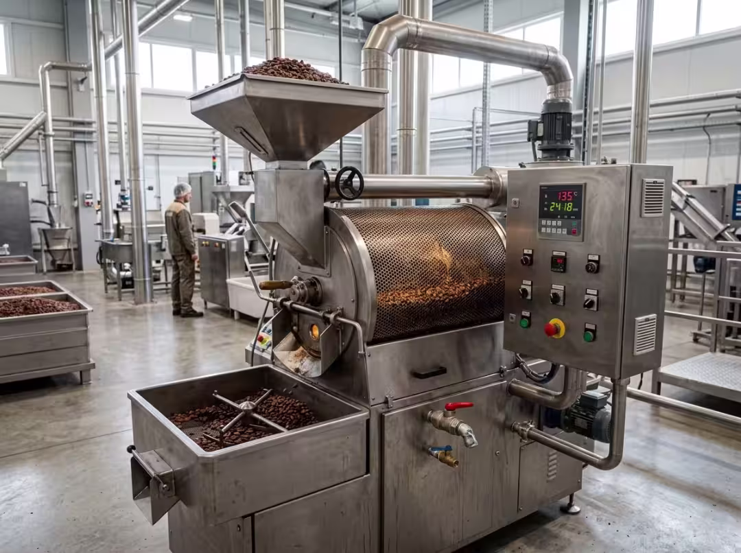 cocoa bean roasting machine cocoa bean roasting machine