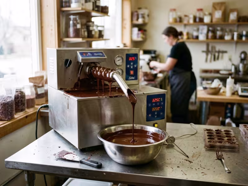 SilkTemper chocolate tempering