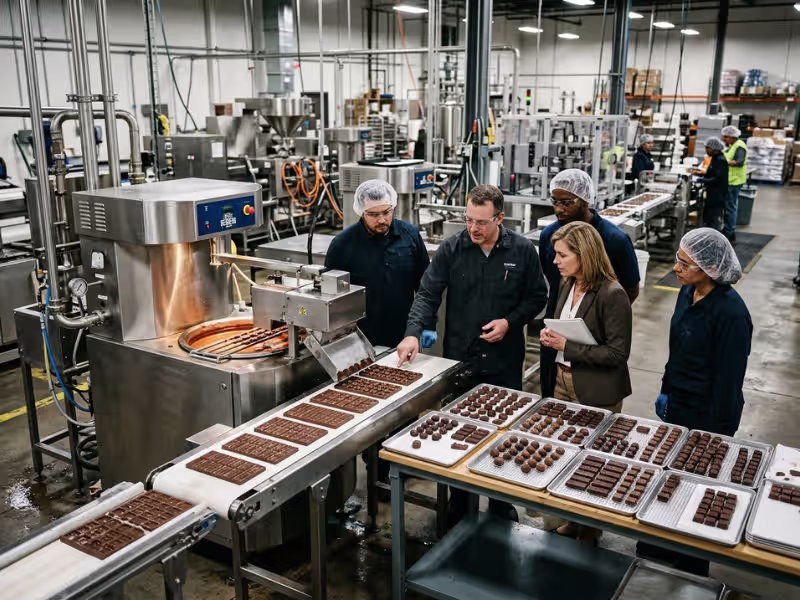 chocolate line trial run chocolate line trial run