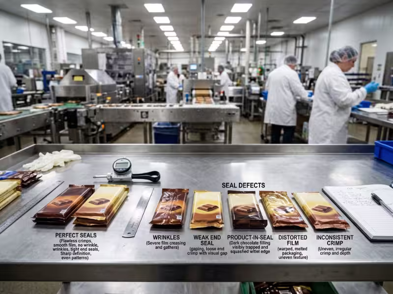 chocolate wrapper seal defects chocolate wrapper seal defects