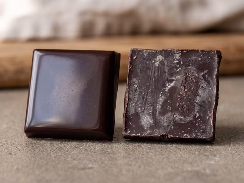 tempered and dull chocolate tempered and dull chocolate